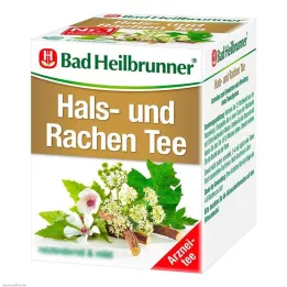 BAD HEILBRUNNER Gerklės ir gerklės arbatos filtrų maišeliai, 8X1,75 g