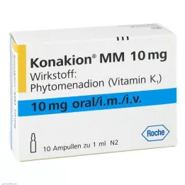 KONAKION MM 10 mg tirpalo, 10 vnt