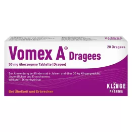 VOMEX A Dragees 50 mg dengtos tabletės, 20 vnt