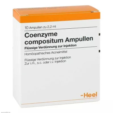 COENZYME COMPOSITUM Ampulės, 10 vnt COENZYME COMPOSITUM Ampulės, 10 vnt