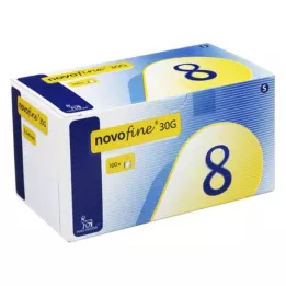 NOVOFINE 8 kaniulės 0,30x8 mm, 100 vnt