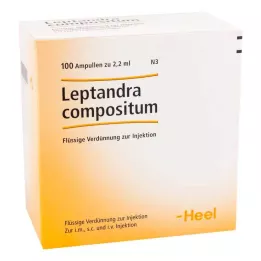 LEPTANDRA COMPOSITUM Ampulės, 100 vnt