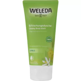 WELEDA Citrusinių vaisių gaivinanti dušo želė, 200 ml