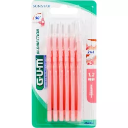 GUM Proxabrush Bi-Directional, 6 vnt