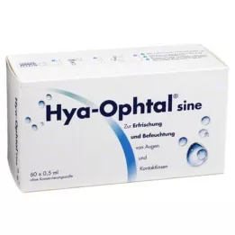 HYA-OPHTAL sinusiniai akių lašai, 60X0,5 ml