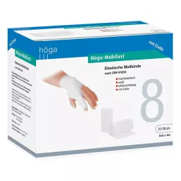 HÖGA-MUBILAST Fiksacinis tvarstis 8 cmx4 m su celofanu, 1 vnt