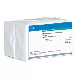 HÖGA-KOMPRESSEN OP 10x20 cm nesterilus 8 sluoksnių, 100 vnt