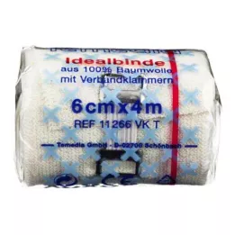 IDEALBINDE 6 cm su laikikliu, 1 ST