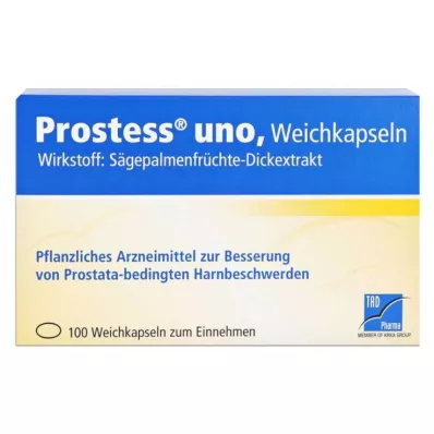 PROSTESS uno minkštos kapsulės, 100 vnt PROSTESS uno minkštos kapsulės, 100 vnt