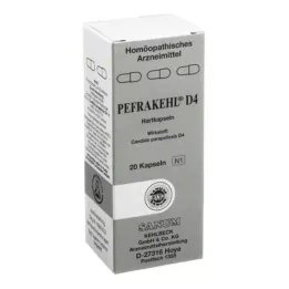 PEFRAKEHL Kapsulės D 4, 20 vnt