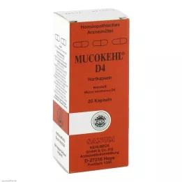 MUCOKEHL Kapsulės D 4, 20 vnt
