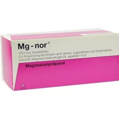 MG NOR Kramtomosios tabletės, 100 vnt