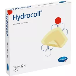 HYDROCOLL Žaizdas 10x10 cm, 10 vnt