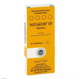 NOTAKEHL D 5 tabletės, 20 vnt