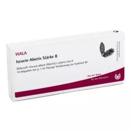 ISCUCIN abietis Stiprumas B ampulės, 10X1 ml