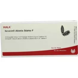 ISCUCIN abietis Stiprumas F ampulės, 10X1 ml