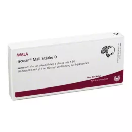 ISCUCIN mali stiprumo D ampulės, 10X1 ml