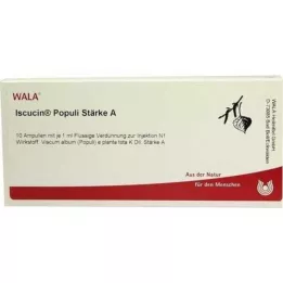 ISCUCIN populi stiprumo A ampulės, 10x1 ml