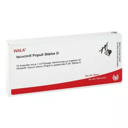 ISCUCIN populi Strength D ampulės, 10X1 ml