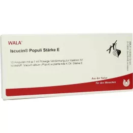 ISCUCIN populi Strength E ampulės, 10X1 ml