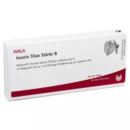 ISCUCIN tiliae Stiprumas B ampulės, 10X1 ml