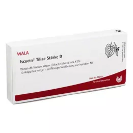 ISCUCIN tiliae Strength D ampulės, 10X1 ml