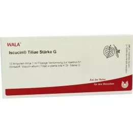 ISCUCIN tiliae Stiprumas G ampulės, 10X1 ml