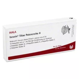 ISCUCIN tiliae potencijos serijos II ampulės, 10X1 ml