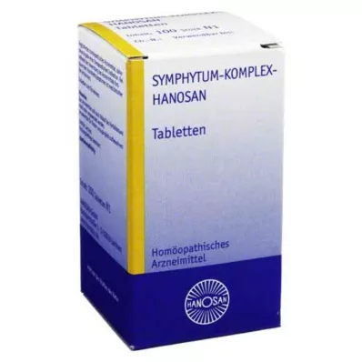SYMPHYTUM KOMPLEX Hanosan tabletės, 100 vnt