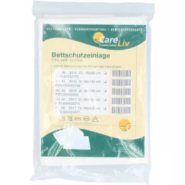 BETTSCHUTZEINLAGE Folija 90x200 cm balta, 1 vnt