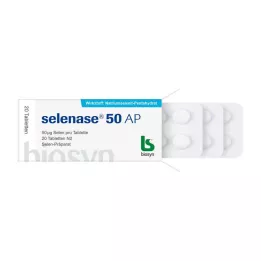 SELENASE 50 AP tablečių, 20 vnt