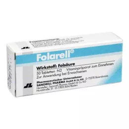 FOLARELL Tabletės, 50 vnt