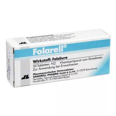 FOLARELL Tabletės, 50 vnt FOLARELL Tabletės, 50 vnt