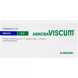 ABNOBAVISCUM Abietis D 6 ampulės, 8 vnt