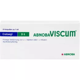 ABNOBAVISCUM Crataegi D 6 ampulės, 8 vnt