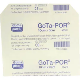 Gota-Por žaizdų tinkas sterilus 60x100 mm, 1 vnt