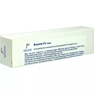 BRYONIA 5% tepalas, 25 g