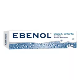 EBENOL 0,25 % grietinėlės, 25 g