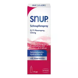 SNUP Šaltas purškalas 0,1 % nosies purškalas, 15 ml