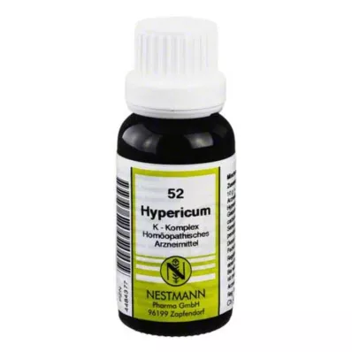HYPERICUM K kompleksas Nr.52 skiedimas, 20 ml HYPERICUM K kompleksas Nr.52 skiedimas, 20 ml