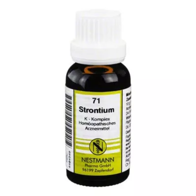 STRONTIUM K kompleksas Nr.71 skiedimas, 20 ml