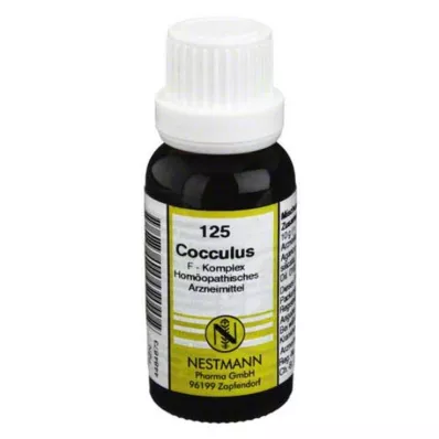 COCCULUS F kompleksas Nr.125 skiedimas, 20 ml