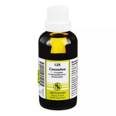 COCCULUS F kompleksas Nr.125 skiedimas, 50 ml COCCULUS F kompleksas Nr.125 skiedimas, 50 ml