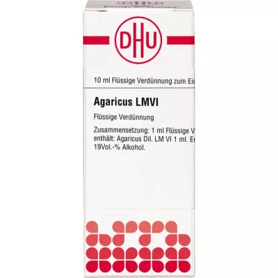 AGARICUS LM VI Skiedimas, 10 ml AGARICUS LM VI Skiedimas, 10 ml