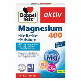 DOPPELHERZ Magnio 400 mg tabletės, 30 vnt