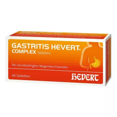 GASTRITIS HEVERT Kompleksinės tabletės, 40 vnt GASTRITIS HEVERT Kompleksinės tabletės, 40 vnt