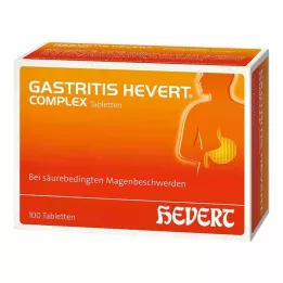 GASTRITIS HEVERT Kompleksinės tabletės, 100 vnt