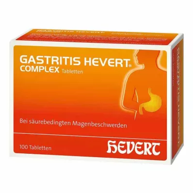 GASTRITIS HEVERT Kompleksinės tabletės, 100 vnt