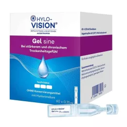 HYLO-VISION Vienkartinės gelio dozės pipetės, 60X0,35 ml