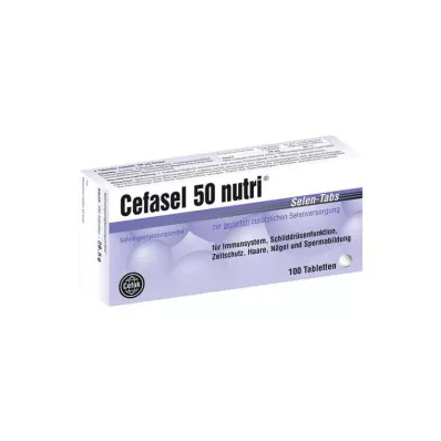 CEFASEL 50 nutri Selenium-Tabs, 100 vnt CEFASEL 50 nutri Selenium-Tabs, 100 vnt